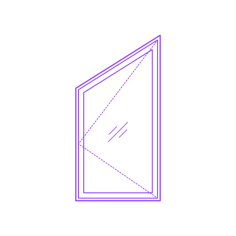 Buildings Casement Windows Trapezoid Digital Sketch Svg Design, Free Vectors File